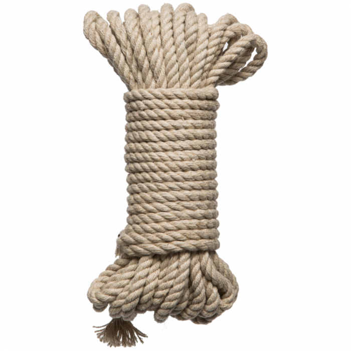 Bind en Tie - 6mm hennep bondage touw - 30 ft - natuurlijk - Afbeelding 2