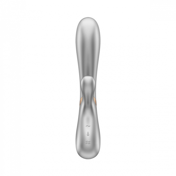 Hot Lover - Verwarmde Konijnen Vibrator - Champagne - Afbeelding 3