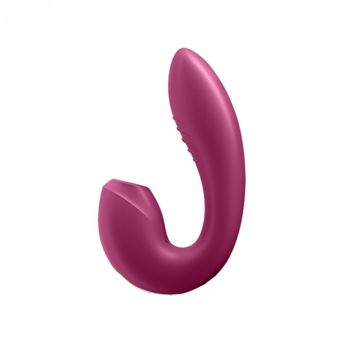Sunray - Insteekbare Dubbele Luchtpuls Vibrator - Berry - Afbeelding 2
