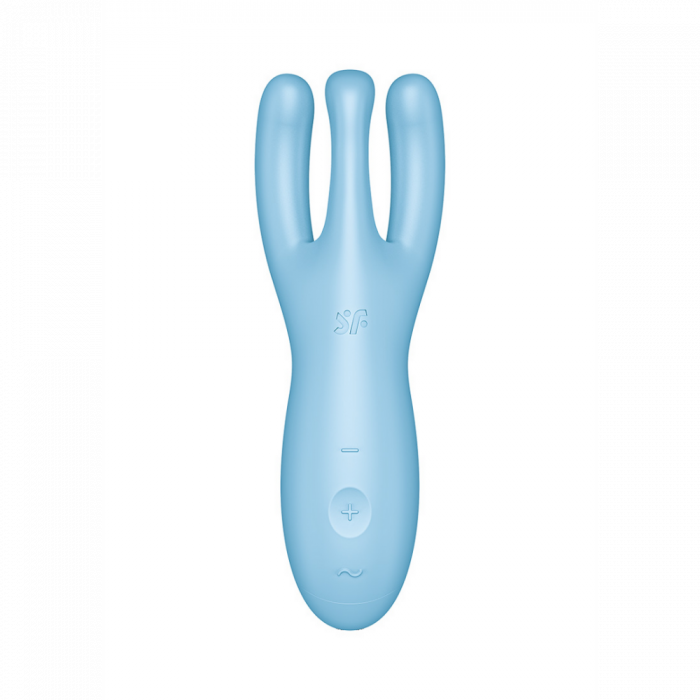 Threesome 4Plus - Lay-on Vibrator met App - Blauw - Afbeelding 2