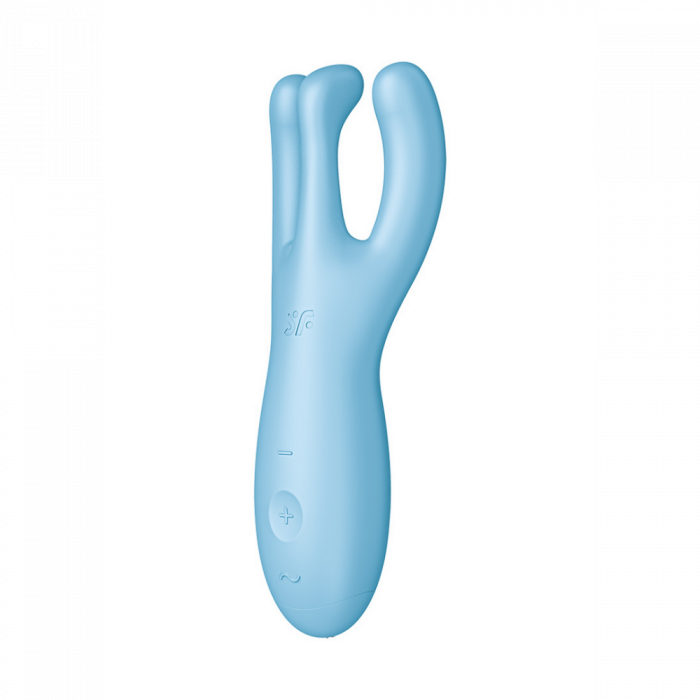 Threesome 4Plus - Lay-on Vibrator met App - Blauw - Afbeelding 3