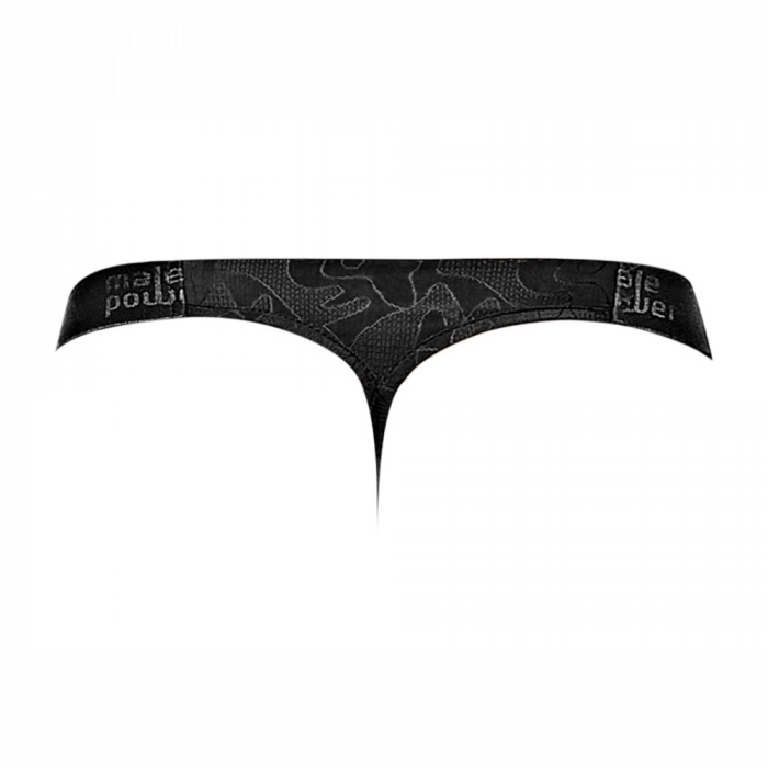Micro G-String V - S/M - Zwart - Afbeelding 5