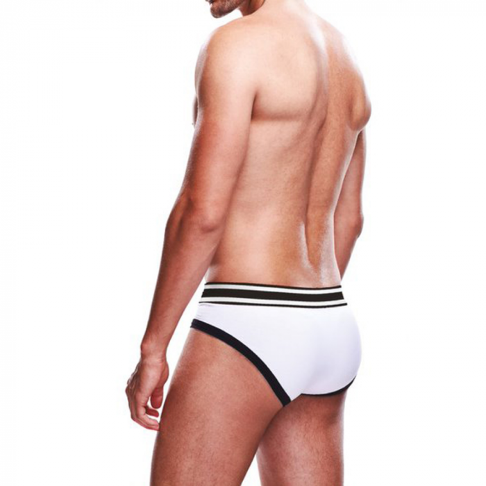 Boxershort - M - Wit/Zwart - Afbeelding 2