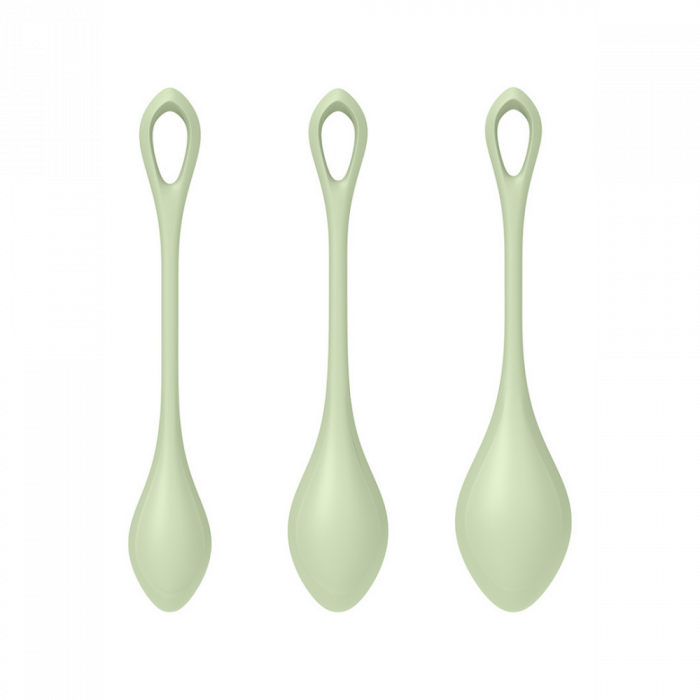 Yoni Power 2 - Kegel Balls Set - Lichtgroen - Afbeelding 4