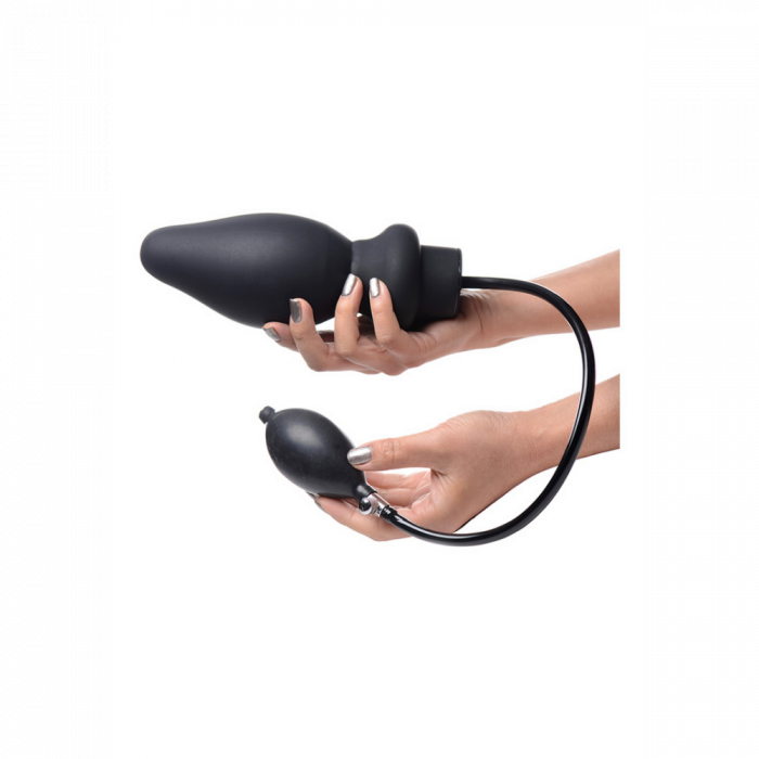 Ass-Pand - Grote Opblaasbare Siliconen Anale Plug - Afbeelding 4