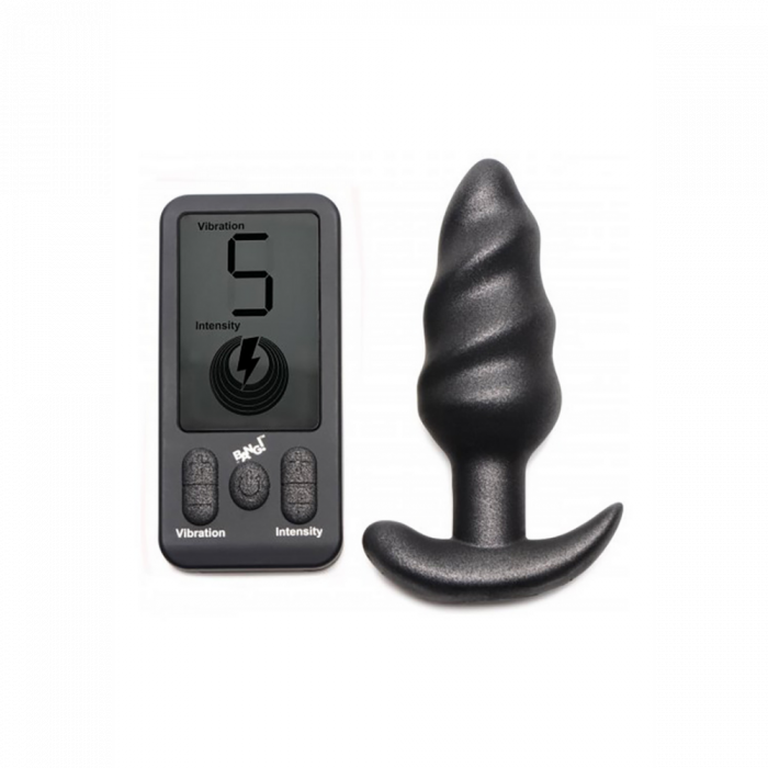 Vibrerende Silicone Swirl Plug met Afstandsbediening en 25 Snelheden - Afbeelding 5