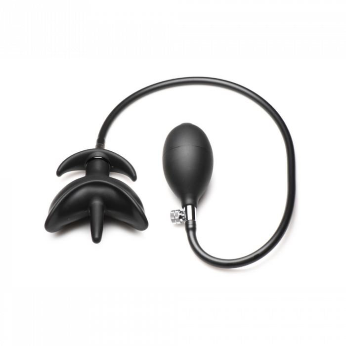 Bad Buoy Anchor - Opblaasbare Siliconen Anale Plug - Zwart - Afbeelding 3