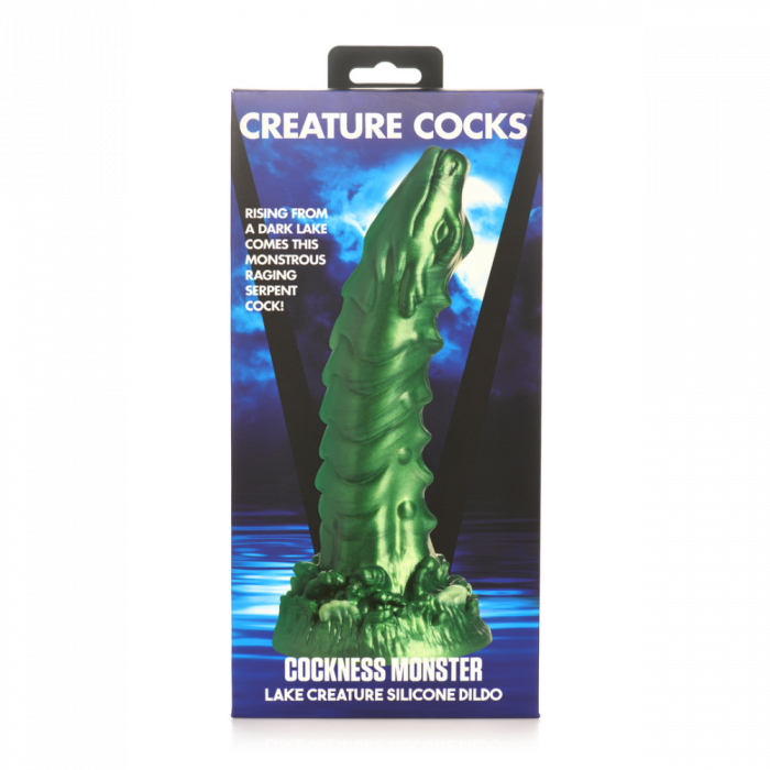 Cockness Monster - Lake Creature Silicone Dildo - Groen - Afbeelding 2