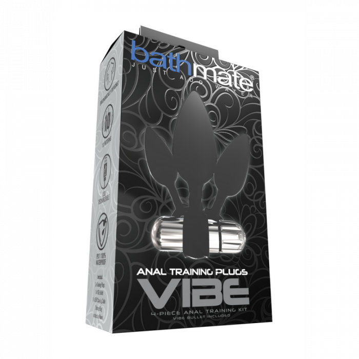 Vibe - Vibrerende Anale Trainingspluggen - Set van 3 - Zwart - Afbeelding 2