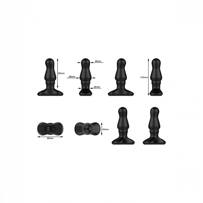 Bolster - Butt Plug met Opblaasbare Punt - Afbeelding 2