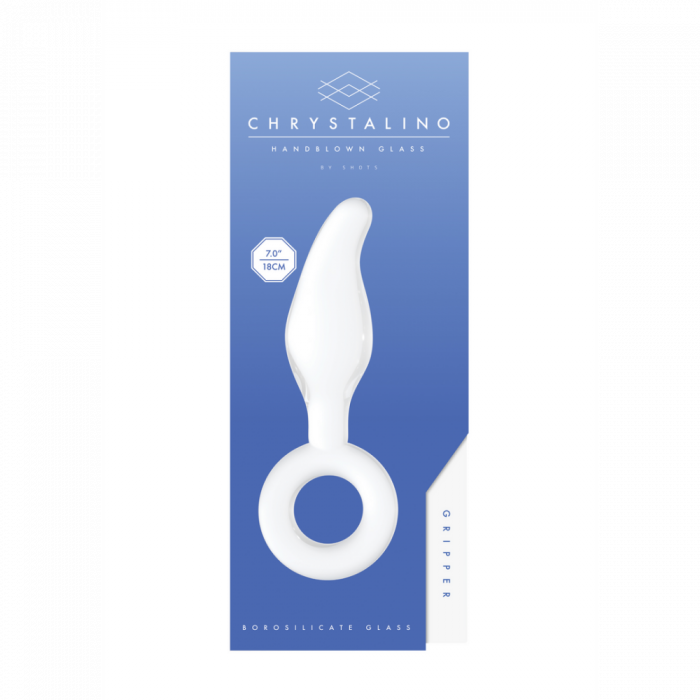 Gripper - Glass Dildo with Ring - Afbeelding 2