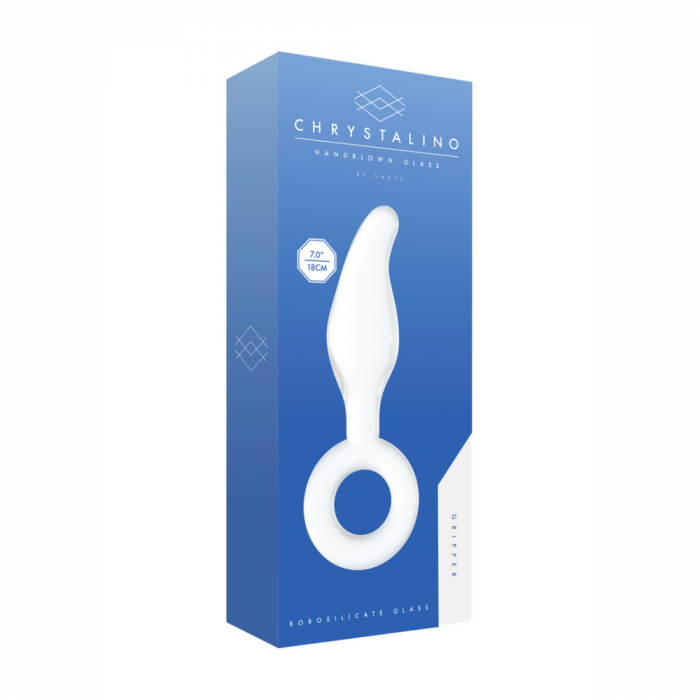 Gripper - Glass Dildo with Ring - Afbeelding 3