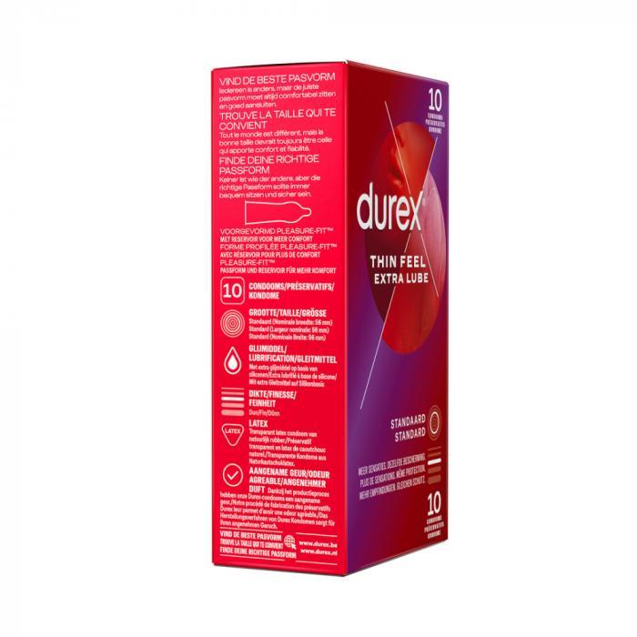 Dunne Gevoel Extra Lube - Condooms - 10 Stuks - Afbeelding 2