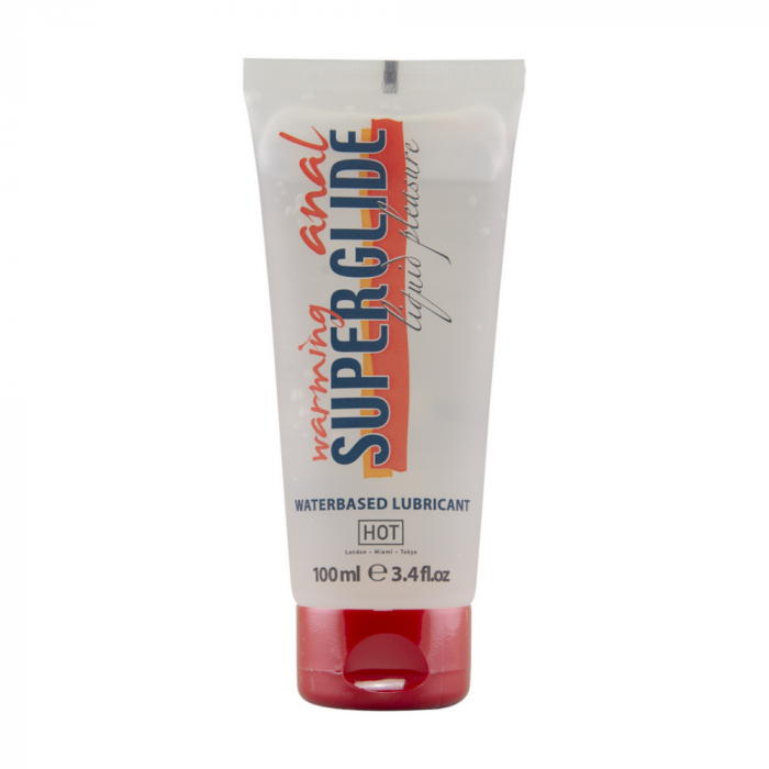 Anal Superglide Warming Liquid Pleasure - Waterbased Lubricant - 100 ml - Afbeelding 2