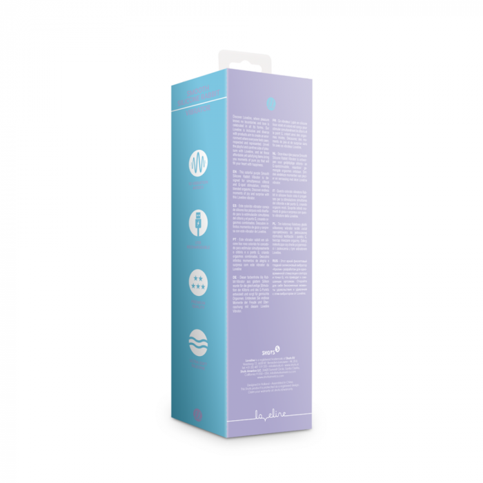 Zachte Silicone Konijn Vibrator - Digitale Lavendel - Afbeelding 2