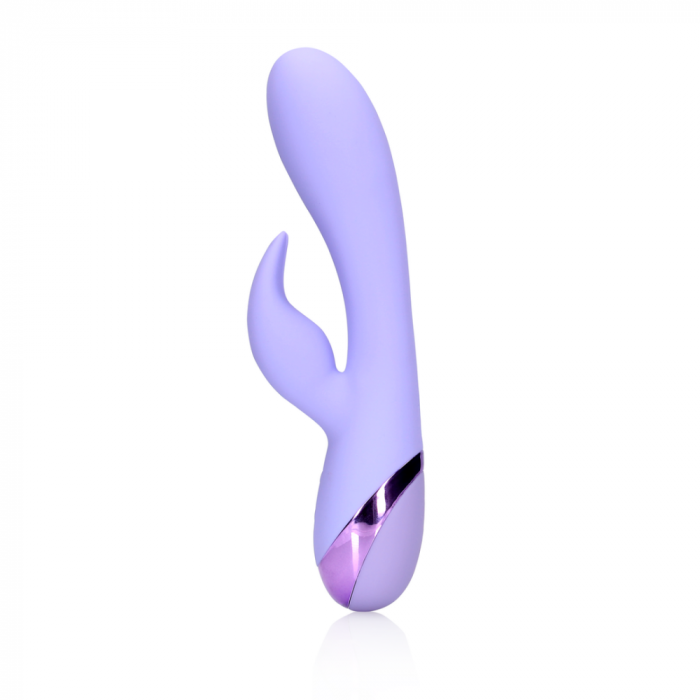 Zachte Silicone Konijn Vibrator - Digitale Lavendel - Afbeelding 5