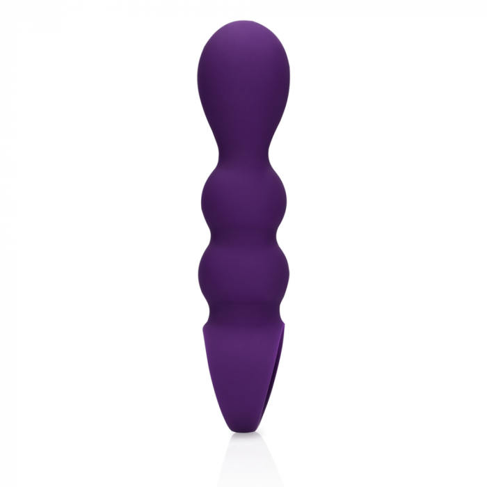 Druppelvormige Anaal Vibrator - Helder Paars - Afbeelding 5