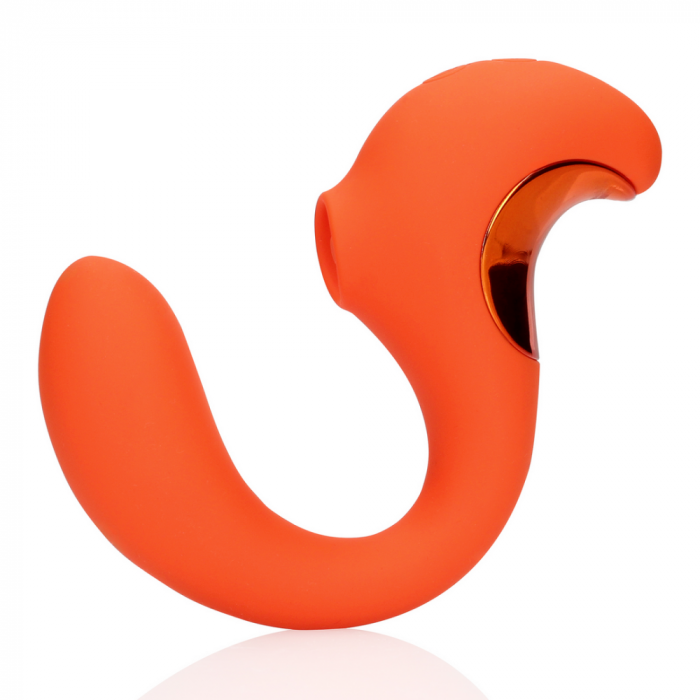 G-Spot Vibrator met Clitorale Pulse Wave - Untamed Orange - Afbeelding 5