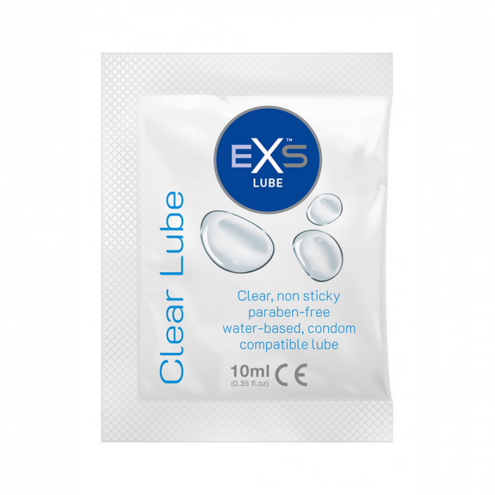 EXS Clear Lube Sachets - 100 Stuks - Afbeelding 2