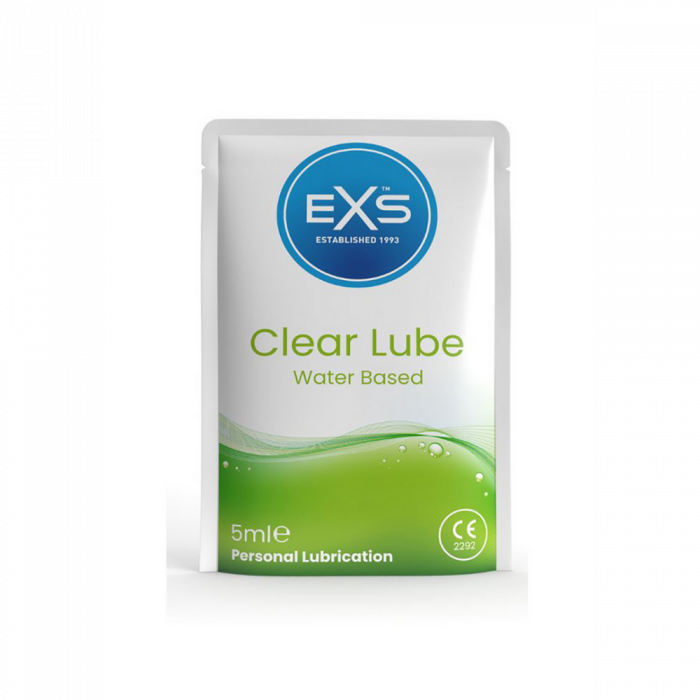 EXS Clear Lube Sachets - 100 Stuks - Afbeelding 3