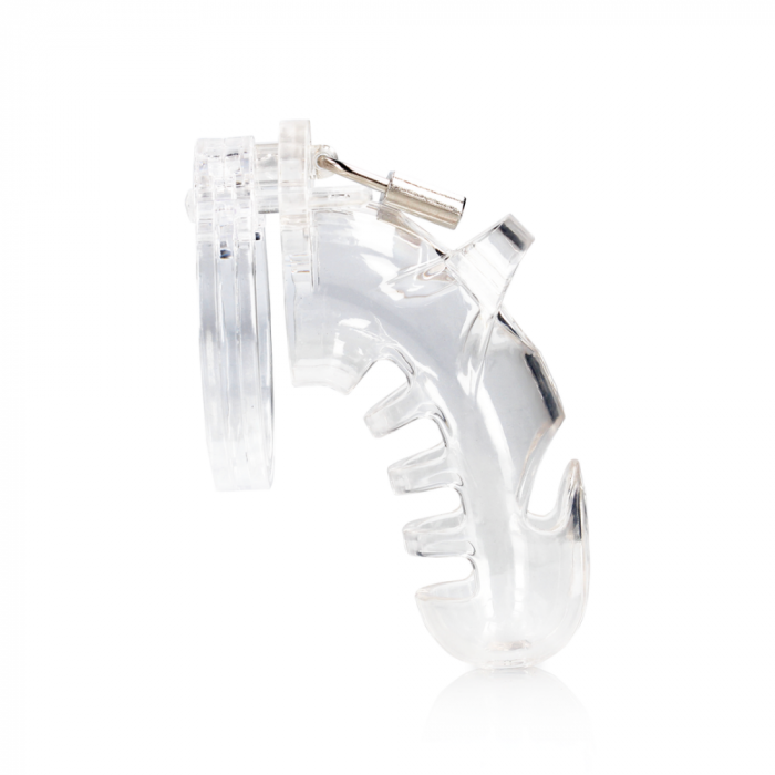 Model 26 - Chastity Cage - 4.5'' / 11,5 cm - Transparant - Afbeelding 3