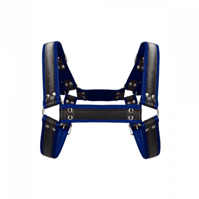 Leren Bulldog Harnas met Gespen - L/XL - Afbeelding 3