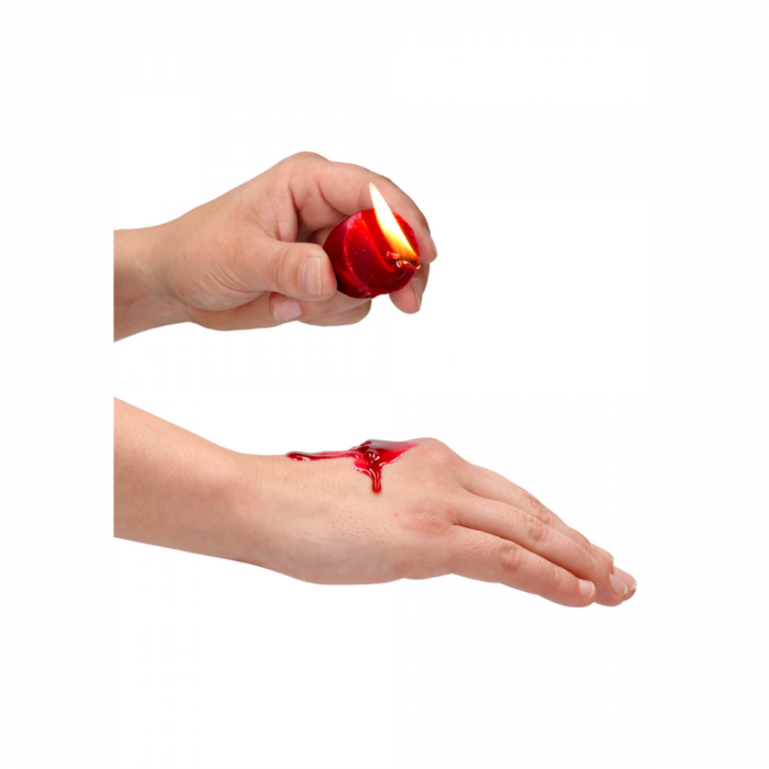 Tease Candles - Sinful - 4 Stuks - Rood - Afbeelding 4