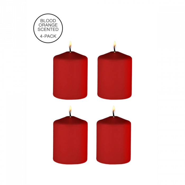 Tease Candles - Sinful - 4 Stuks - Rood - Afbeelding 5