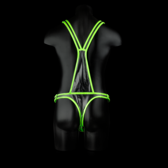 Lichaamsbedekkende Harnas - Glow in the Dark - S/M - Afbeelding 3