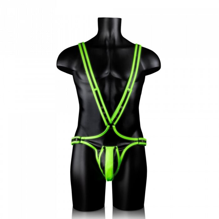 Lichaamsbedekkende Harnas - Glow in the Dark - S/M - Afbeelding 4