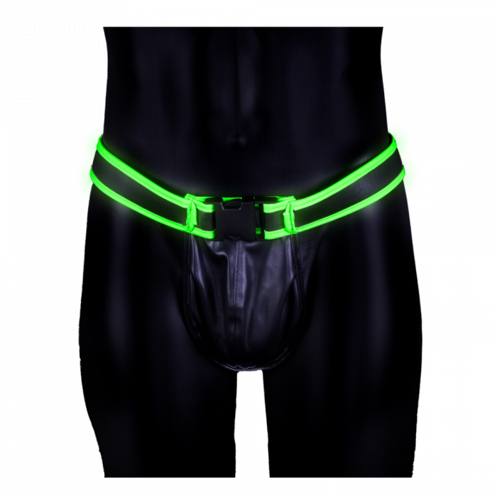 Jockstrap met Gesp - Glow in the Dark - S/M - Afbeelding 4