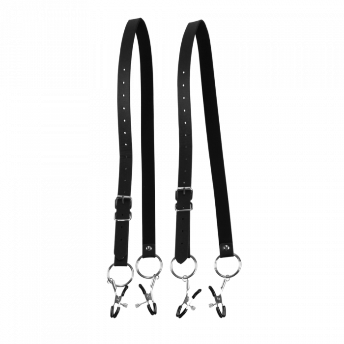 Labia Spreader met Klemmen - Zwart - Afbeelding 3