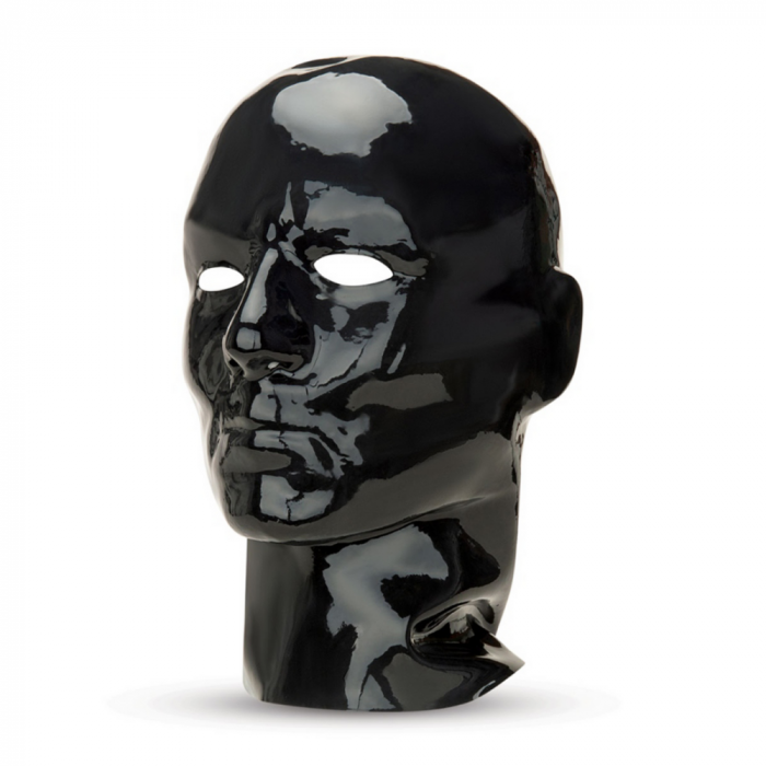Latex Kap - Zwart - Afbeelding 2
