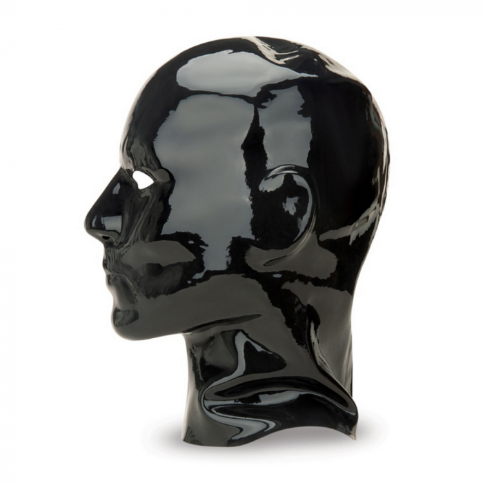 Latex Kap - Zwart - Afbeelding 3