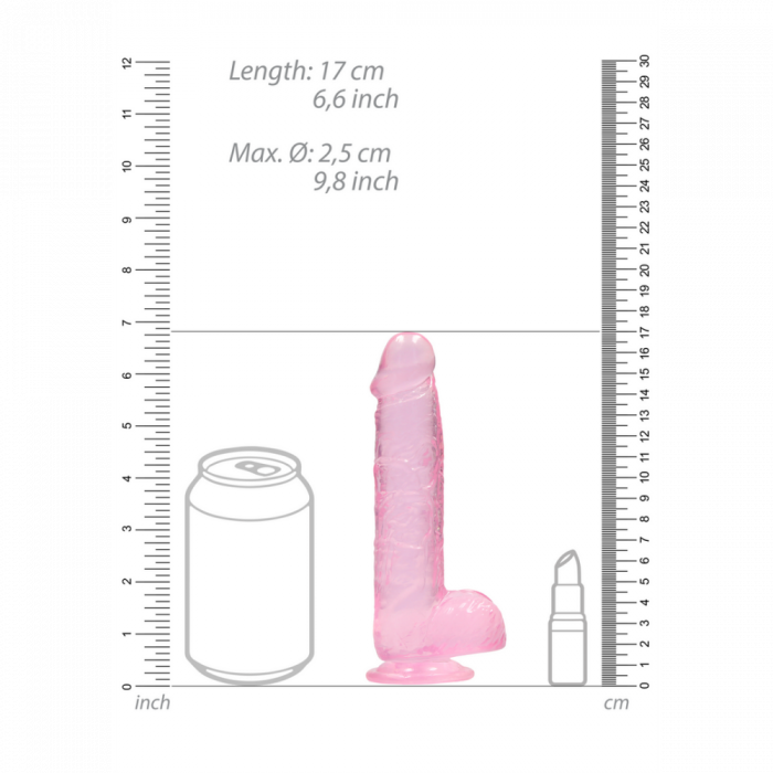 Realistisch Dildo met Ballen - 6 / 15 cm - Afbeelding 5