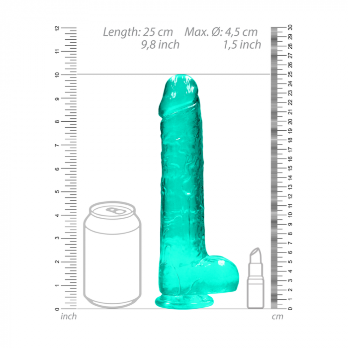 Realistisch Dildo met Ballen - 9 / 22 cm - Afbeelding 5