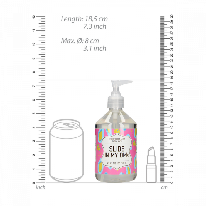 Slide In My DMs - Waterbased Lubricant - 17 fl oz / 500 ml - Afbeelding 3