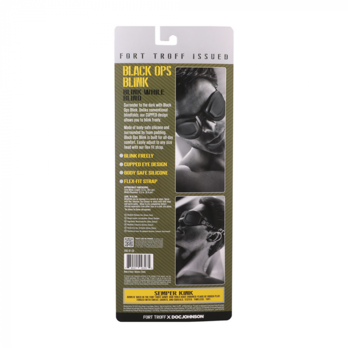 Black Ops Blink - Blinddoek - Zwart - Afbeelding 2