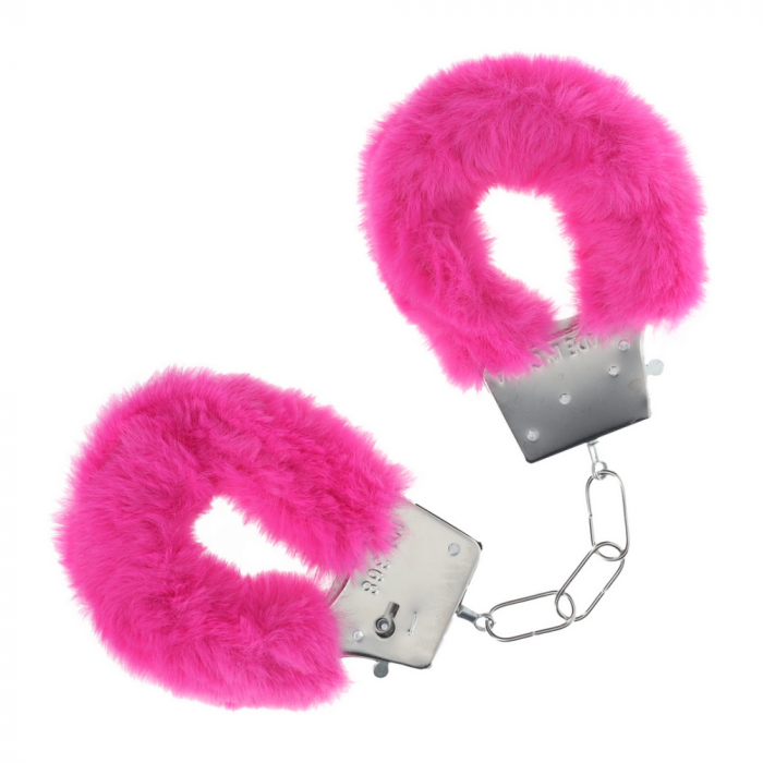 Classic Fluffy Handboeien - Roze - Afbeelding 3
