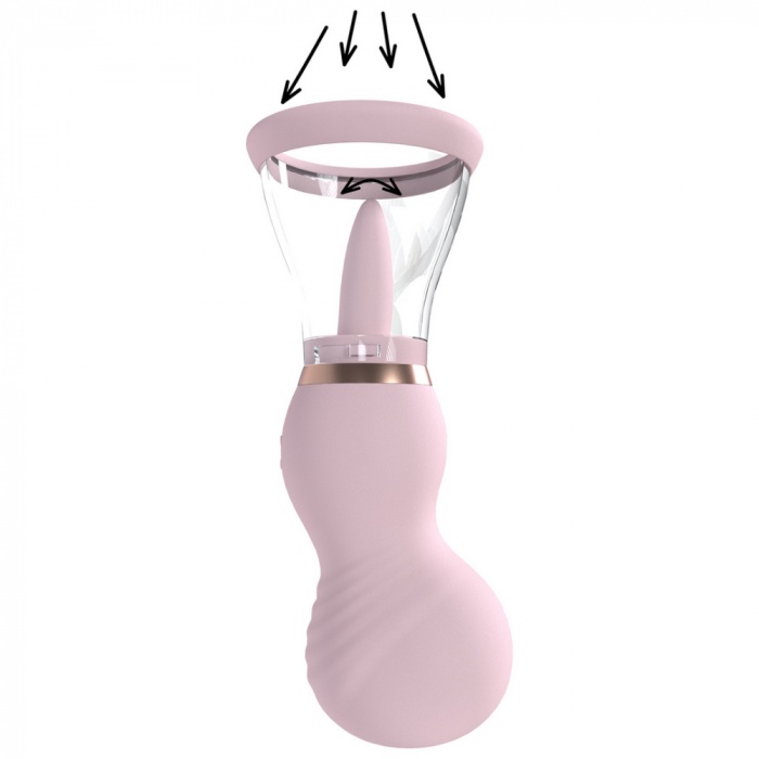 Sensuele - Oplaadbare Vulva en Borst Pomp - Roze - Afbeelding 5