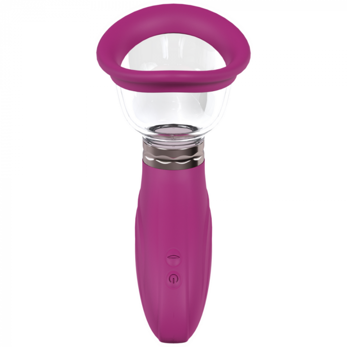 Heerlijke - Oplaadbare Vulva en Borst Pomp - Roze - Afbeelding 2