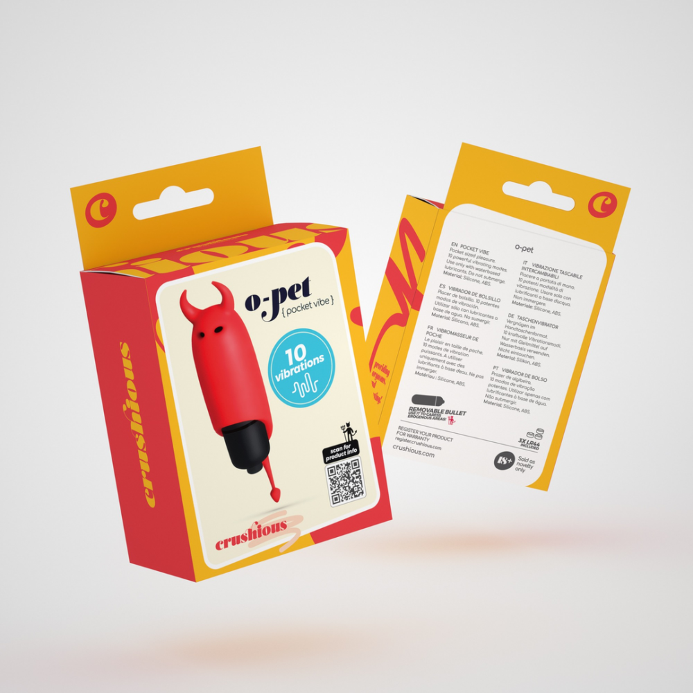 O-Pet Devil - Vibrerende Bullet - Rood - Afbeelding 2