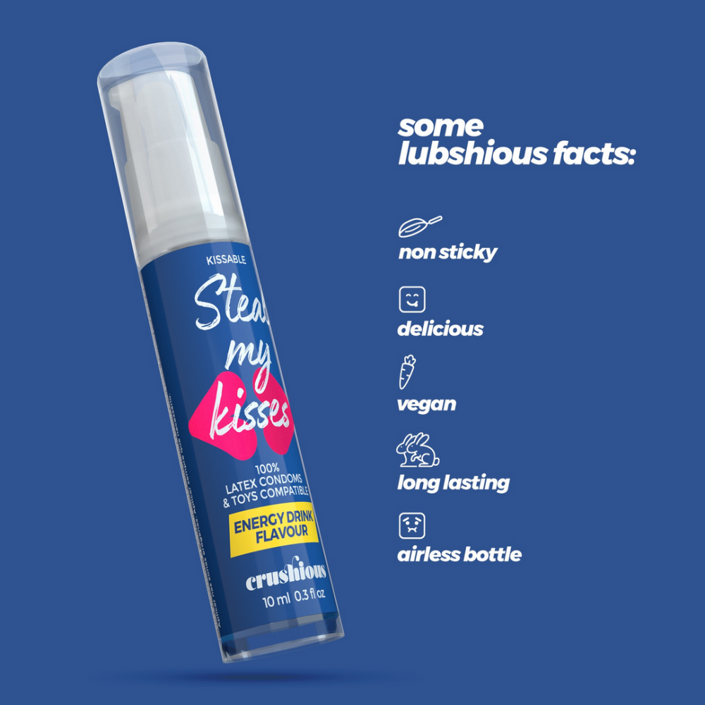 Steal My Kisses - Glijmiddel - Energiedrank Smaak - 0,3 fl oz / 10 ml - Afbeelding 5