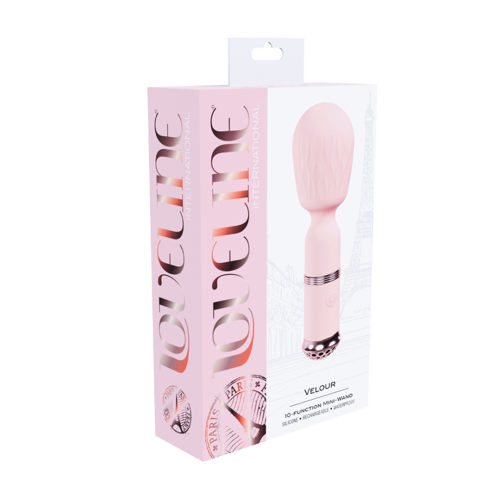 Velours - Mini-Wand - Roze - Afbeelding 2