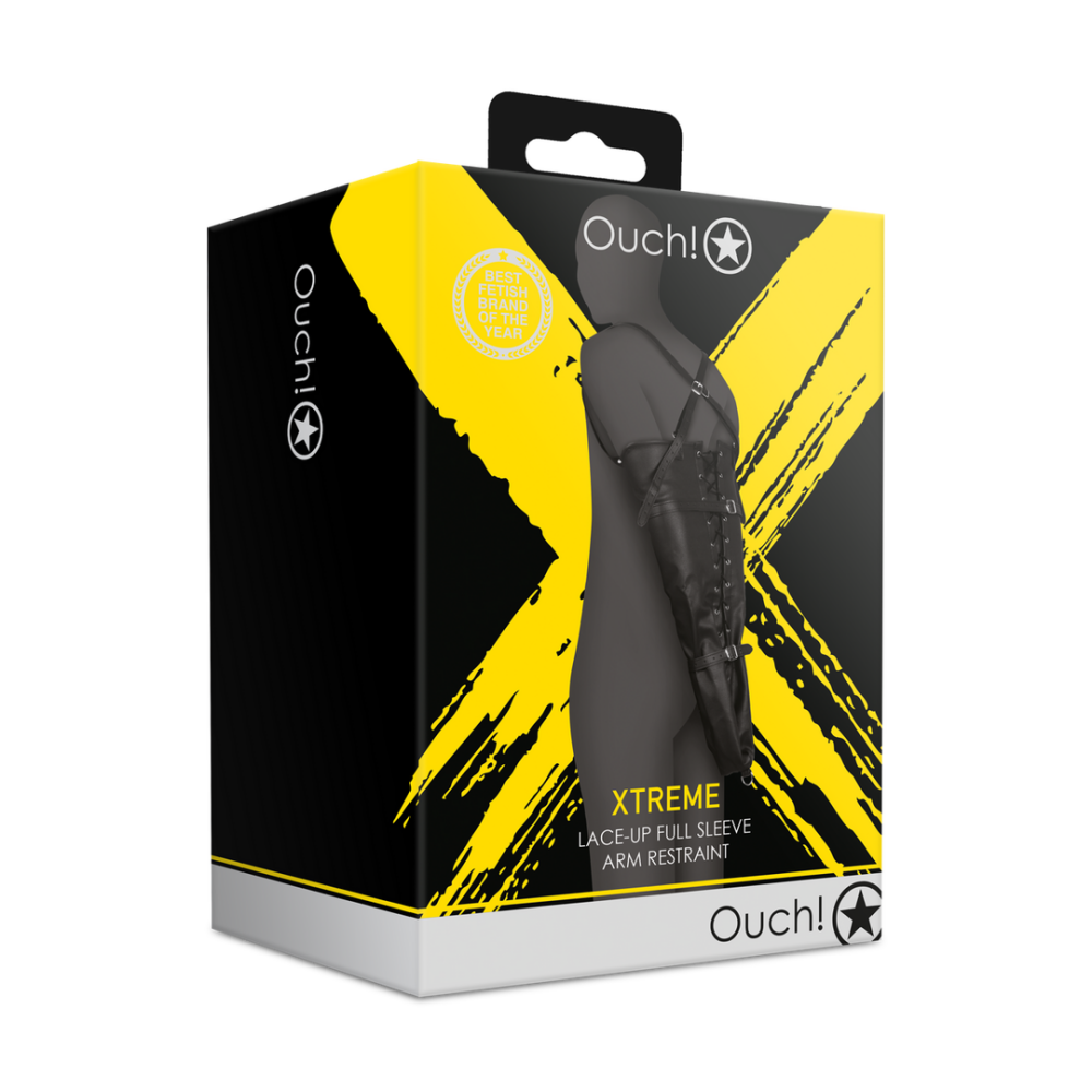 Vetersluiting Volledige Mouw Armbeperking - Zwart - Afbeelding 2