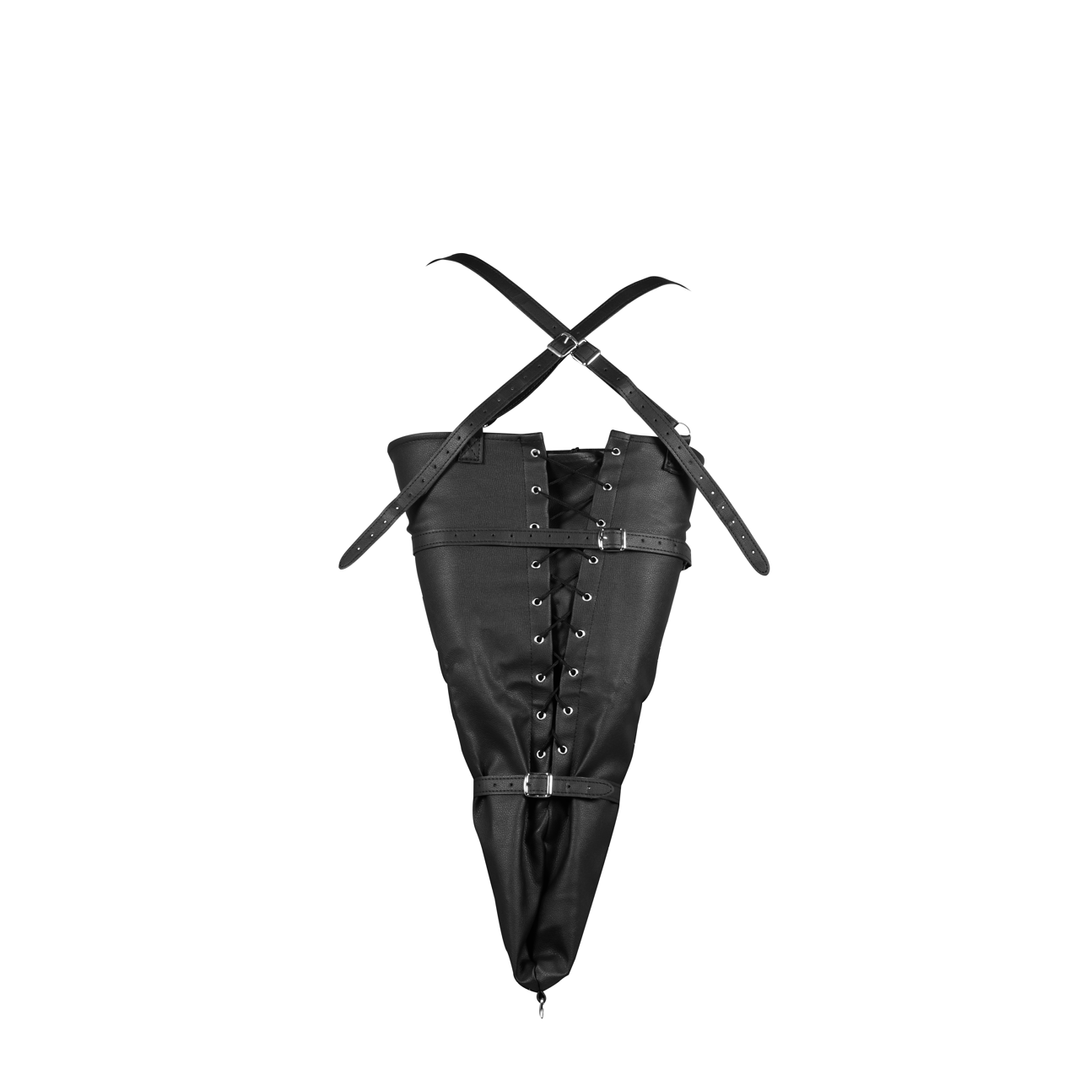 Vetersluiting Volledige Mouw Armbeperking - Zwart - Afbeelding 5