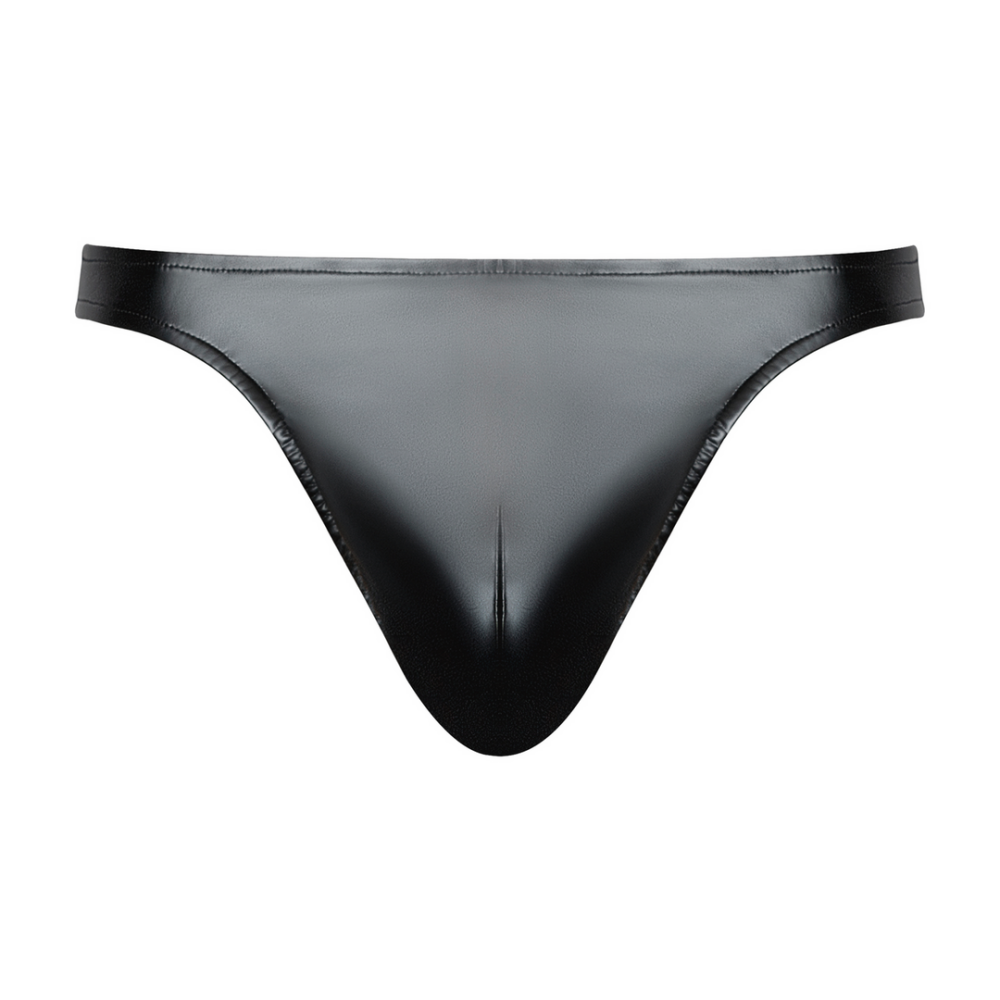 Wetlook Bong Thong - L/XL - Zwart - Afbeelding 3