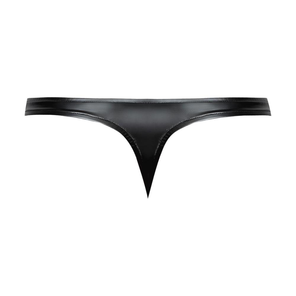 Wetlook Bong Thong - L/XL - Zwart - Afbeelding 4