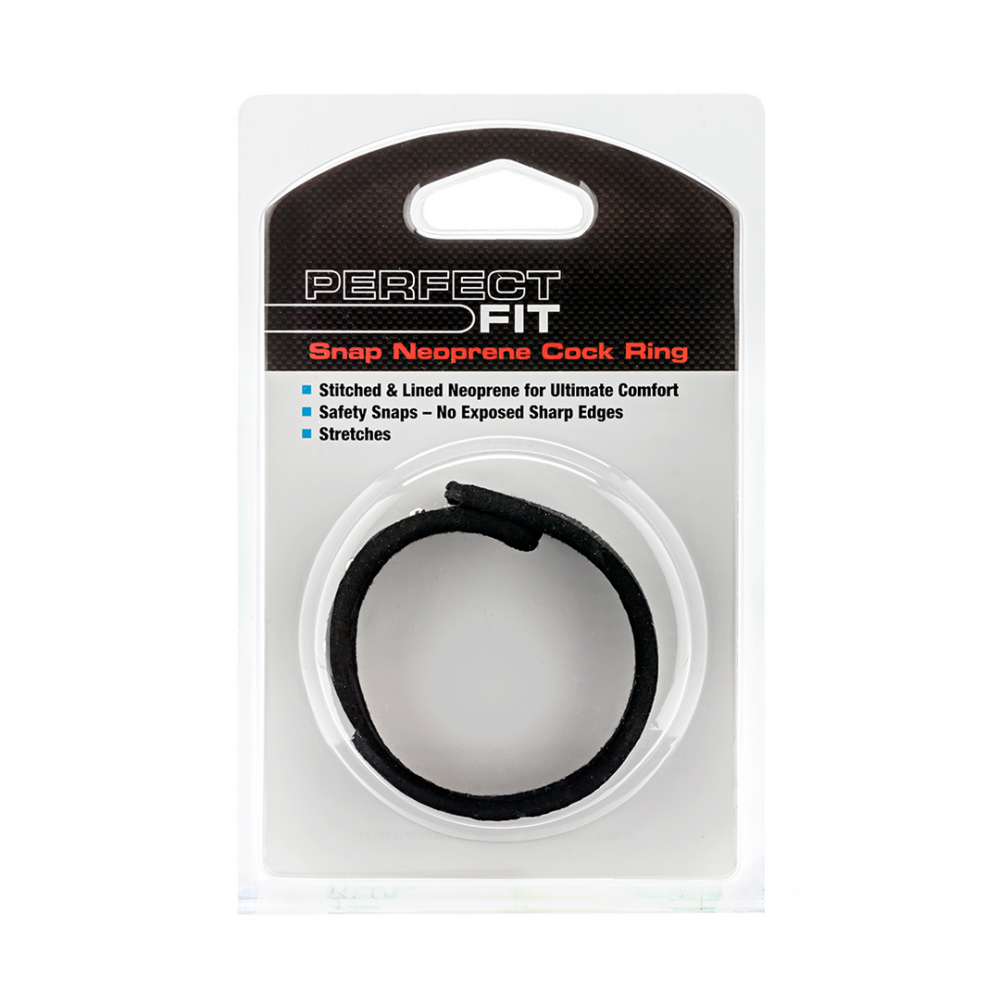 Neopreen Snap Cockrings - Cockring Set - Afbeelding 2