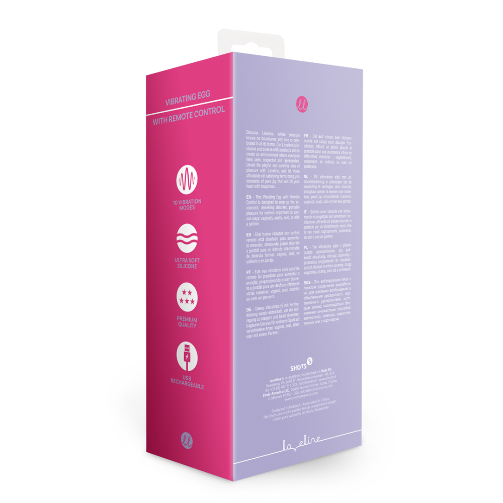 Vibrerend Ei met Afstandsbediening - Violet Harmony - Afbeelding 3